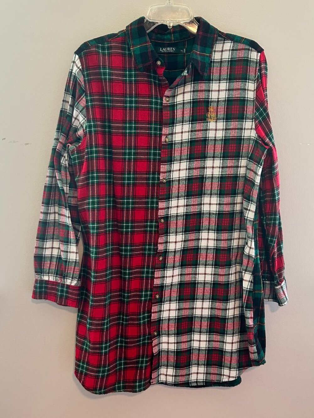 Ralph Lauren Button Down Flannel Tunic